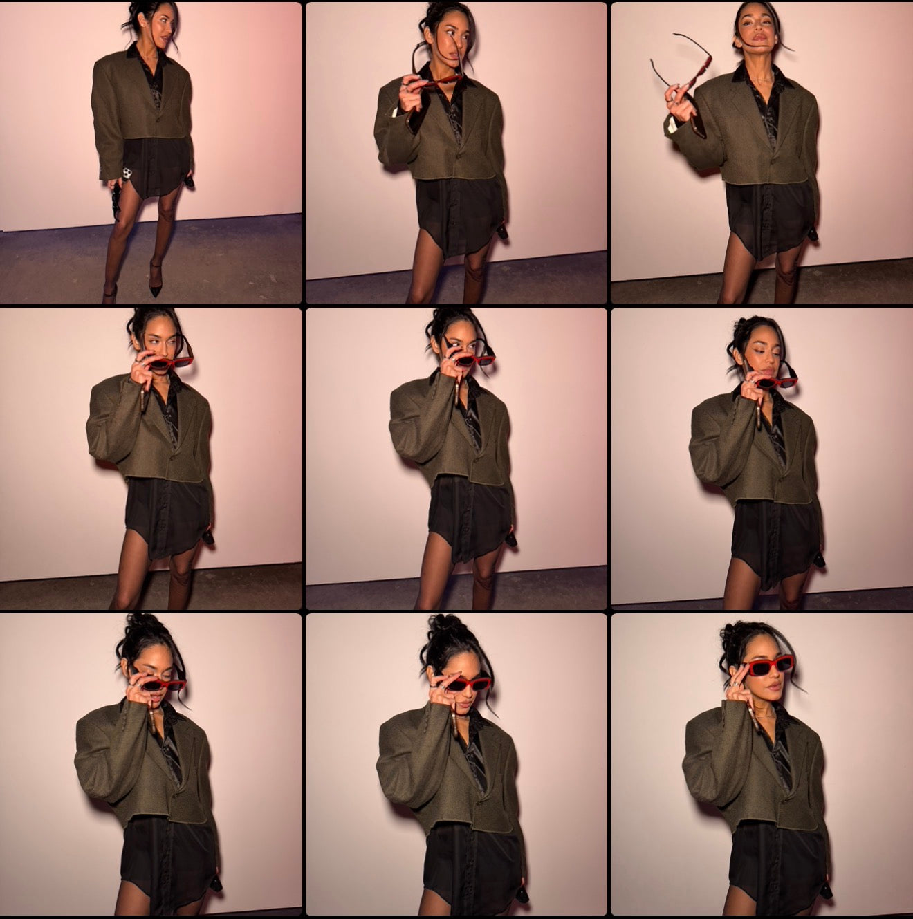 Vintage Cropped Blazer