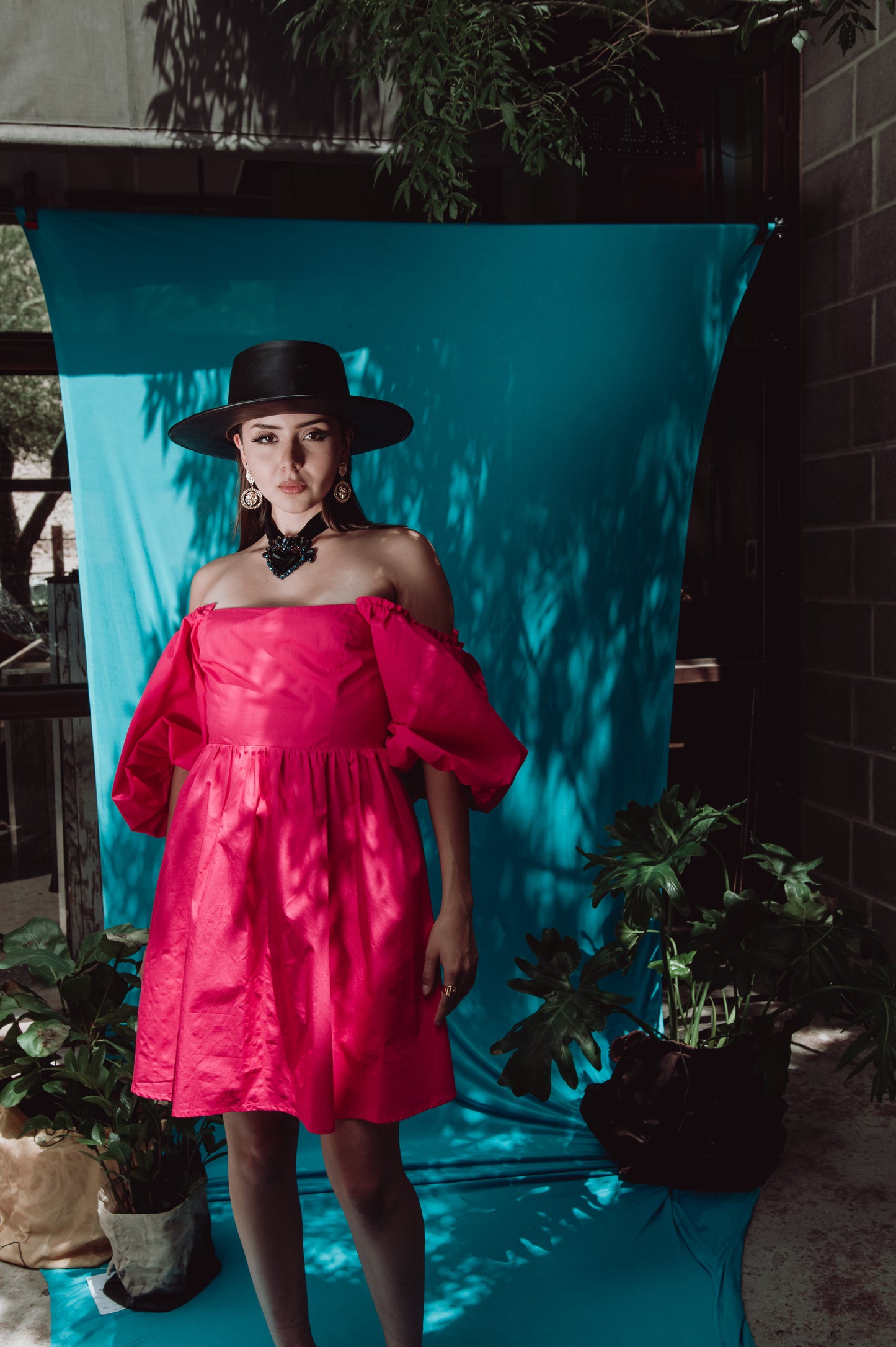 Black Obsidian Velvet Necklace