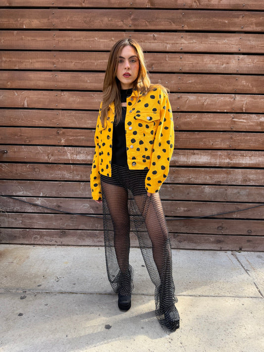 Polka Dot Trucker Jacket