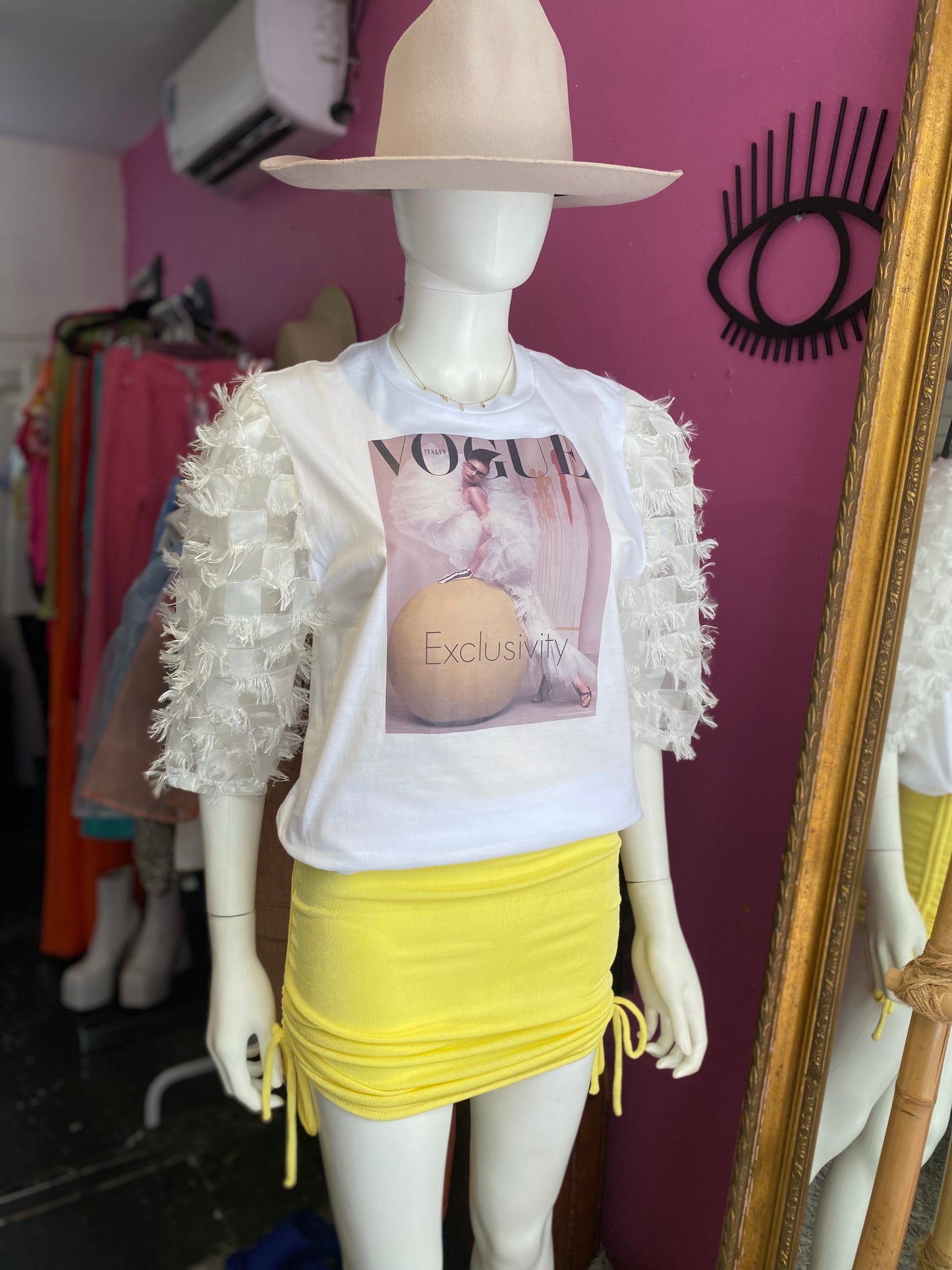 Vogue Italia Feather Tee is