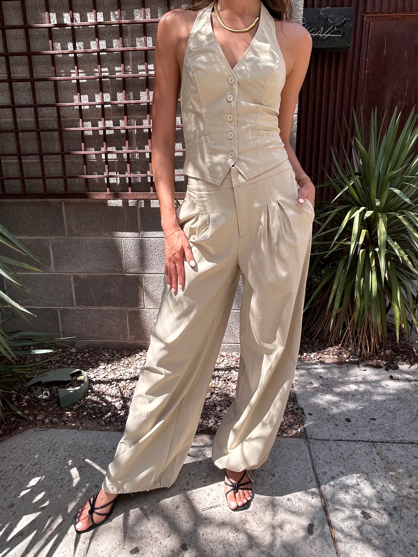 Oasis Cream Set (Pants)