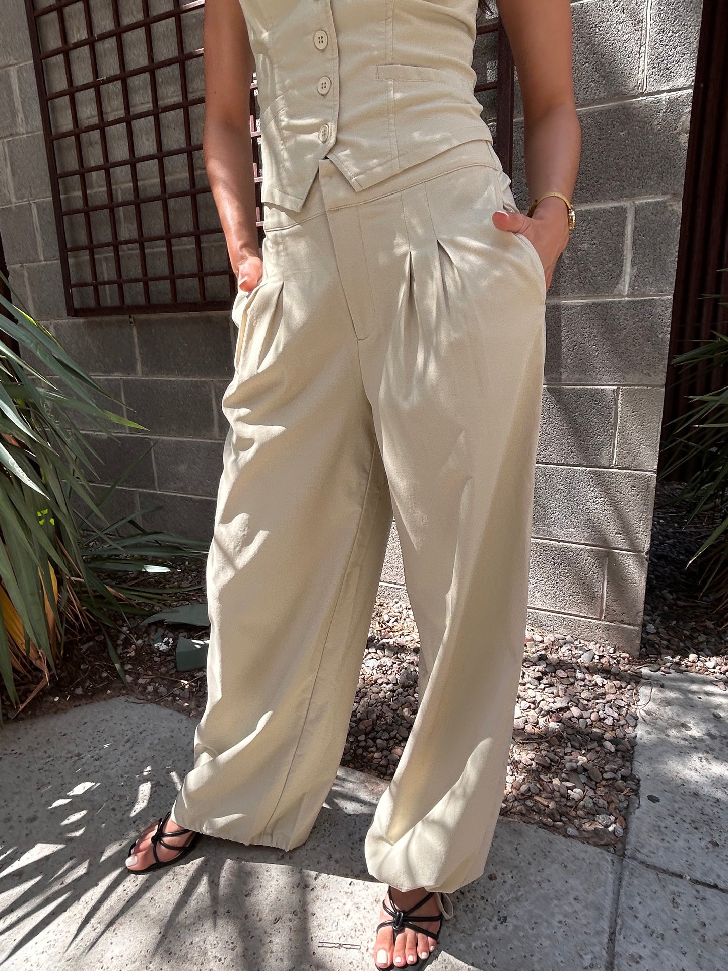 Oasis Cream Set (Pants)