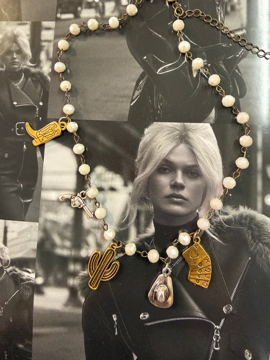 Western Charms Beaded Necklace