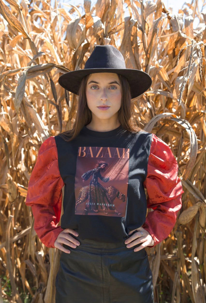 Hanger Bazaar Silk Sleeve T-shirt