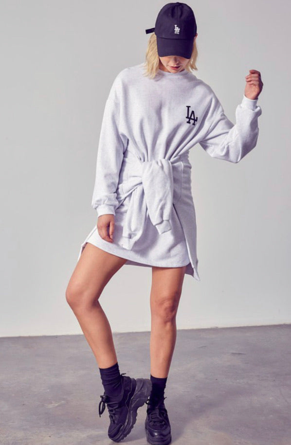 Ball Game Sweater Dress